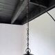 Brutalist suspension Jansen metal welded flower