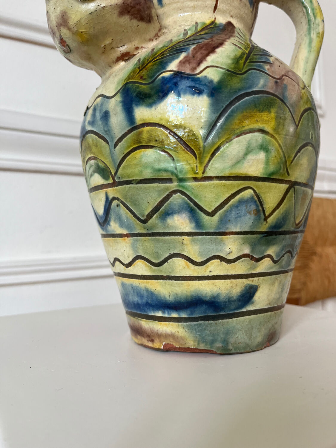 Anthropomorphic ceramic vase