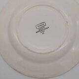 Digoin Sarreguemines blue flat plate