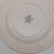 assiette plate bleu Digoin Sarreguemines