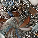 Black Murano Glass "Tutti Frutti" Ashtray / Vide-Poche attr. to Avem