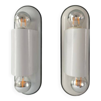 Set de deux appliques design italien "Dui" de Vico Magistretti pour Artemide
