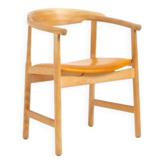 Fauteuil PP208 de Hans Wegner pour PP Møbler (Danemark, années 1970).