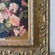 Bouquet of roses, oil on framed panel