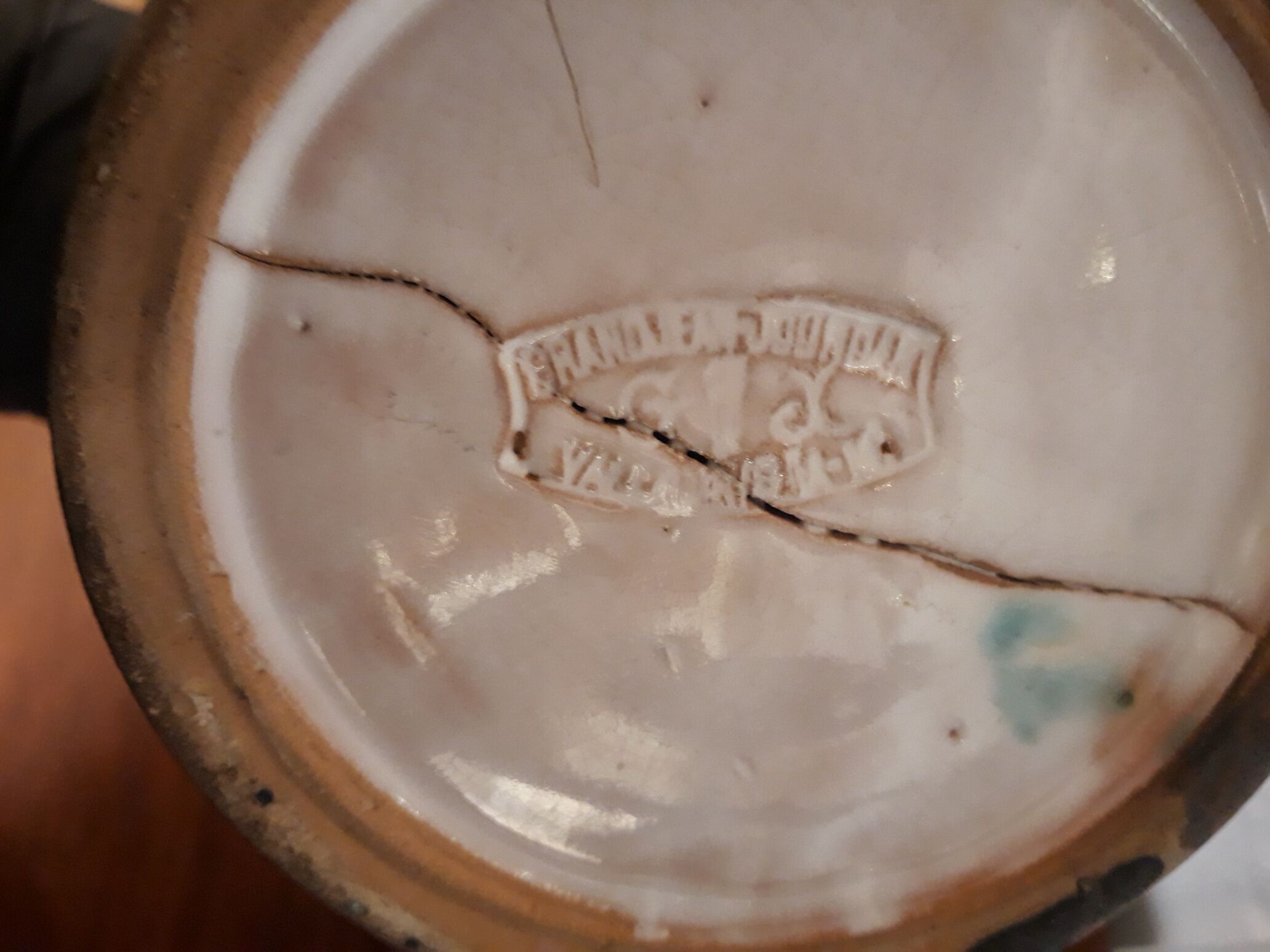 Vallauris ceramic lamp