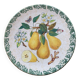 Faience pie dish decoration "pears"