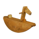 50s wooden rocking horse
