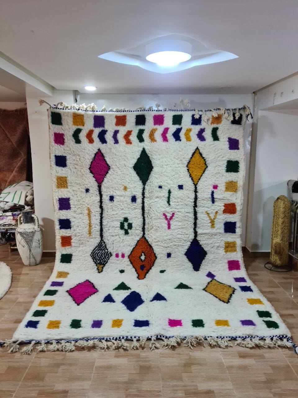 Berber Rug 300x200 cm - Bright Colors and Unique Design