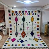 Tapis Berbère 300x200 cm - Couleurs Vives et Design Unique