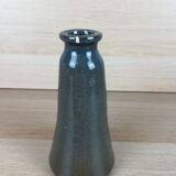 Vase en céramique gris foncé