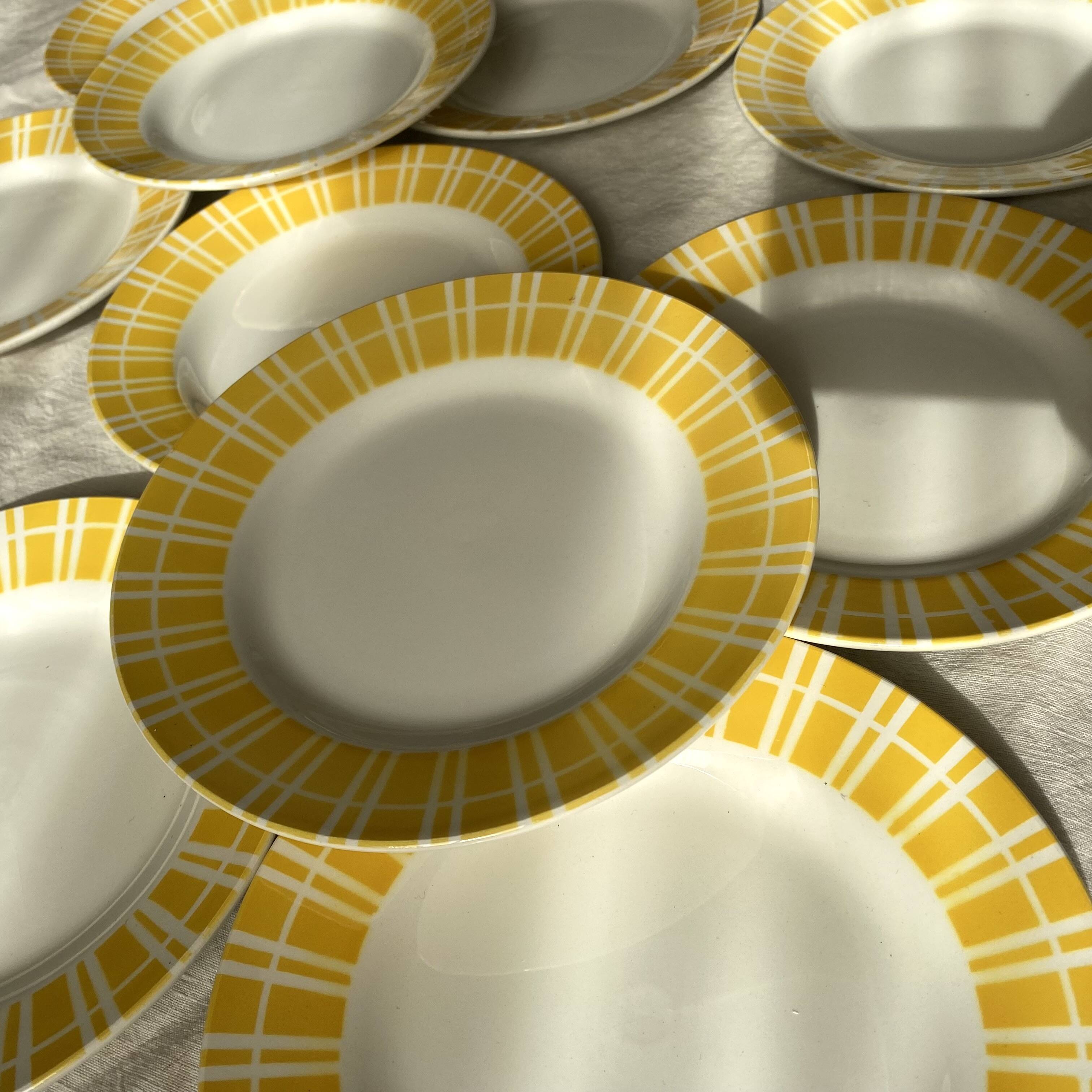 Digoin dessert plates X14