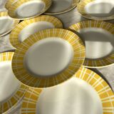 Digoin dessert plates X14