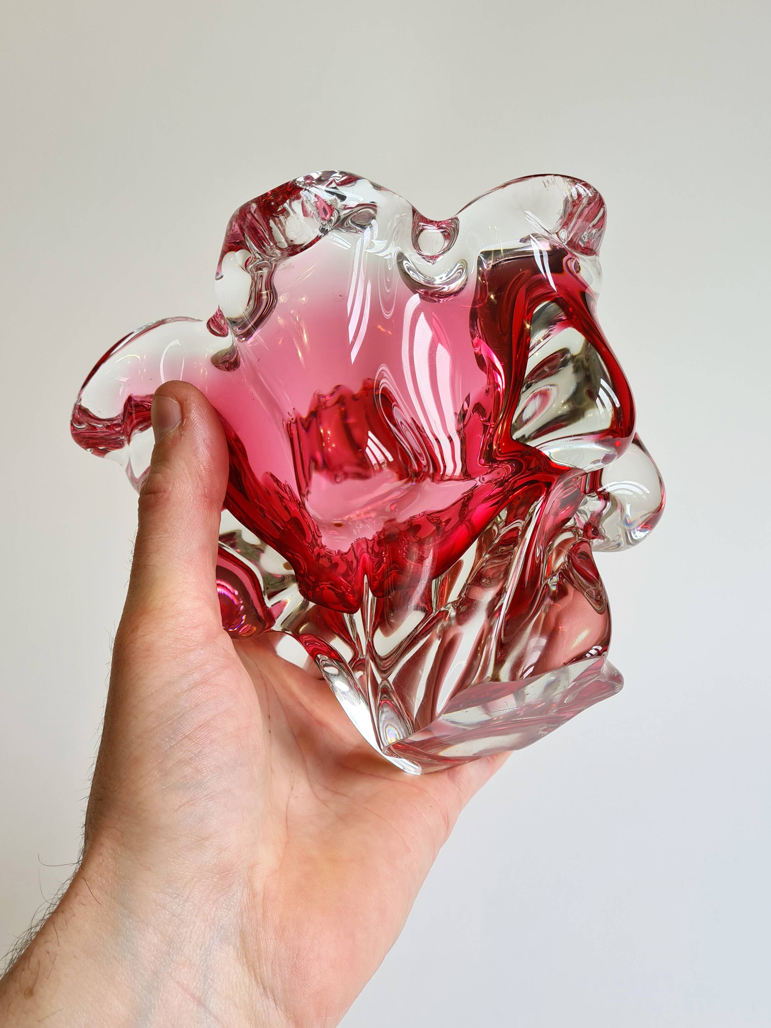 Josef Michal Hospodka Empty Pocket - Czech Blown Glass Murano Style (Year