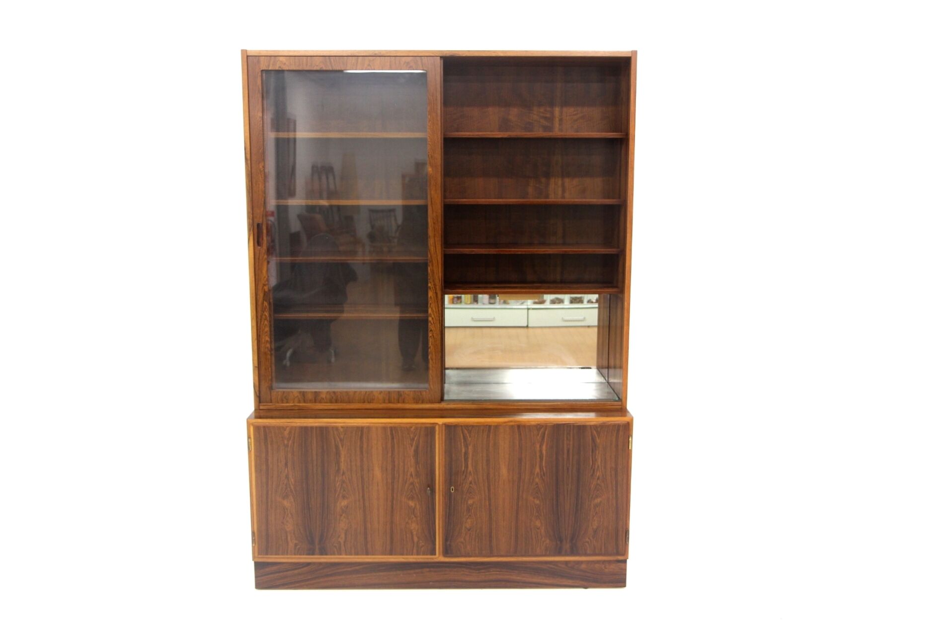 Rosewood cabinet/display case, Poul Hundevad, Denmark, 1960