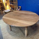 Vintage farmhouse coffee table with flaps