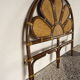 Rattan headboard "flower"