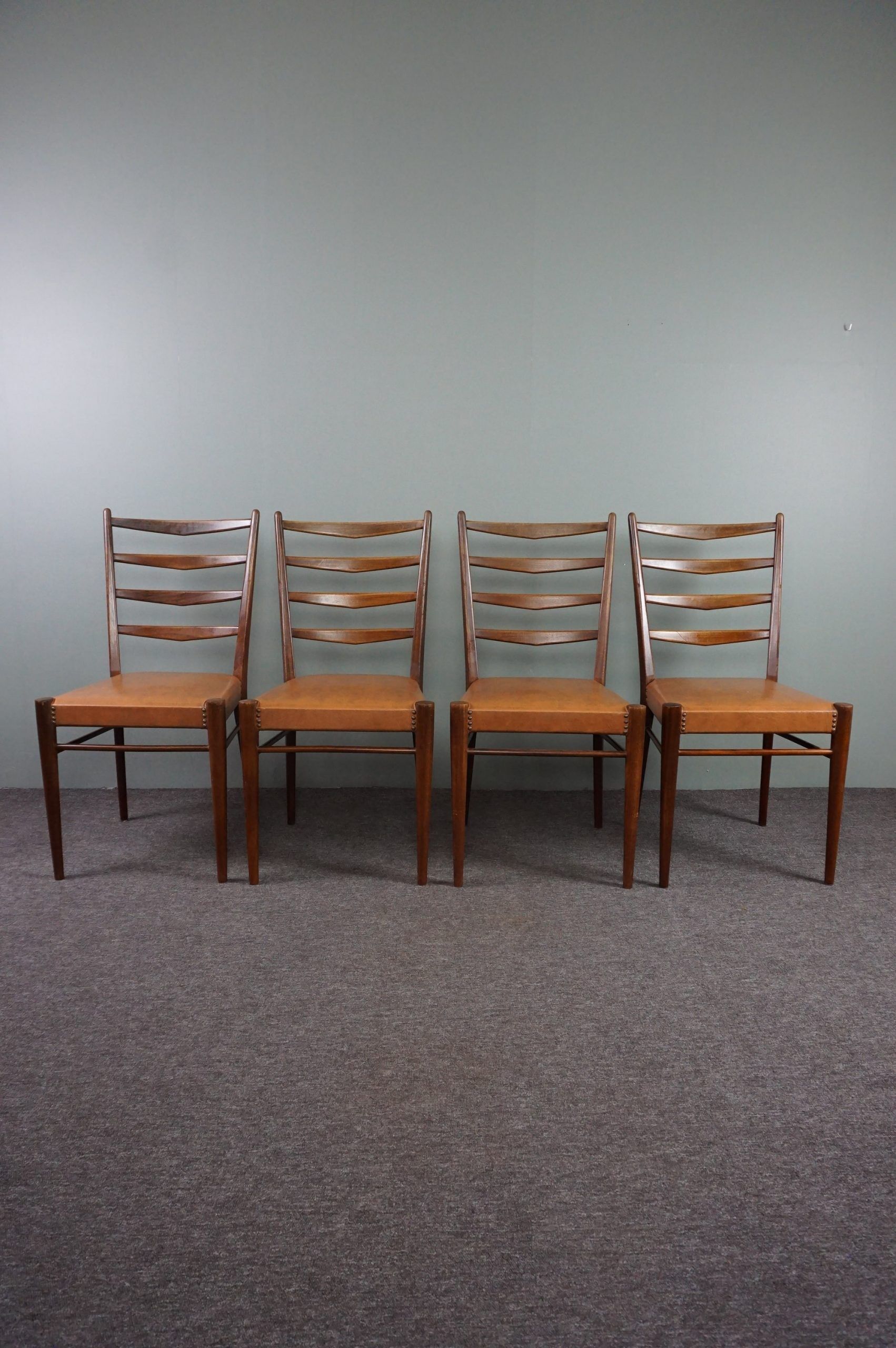 Ensemble de 4 chaises de salle à manger par Cees Braakman pour Pastoe
