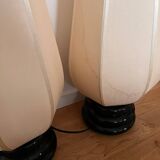 Pair of Indonesian lamps