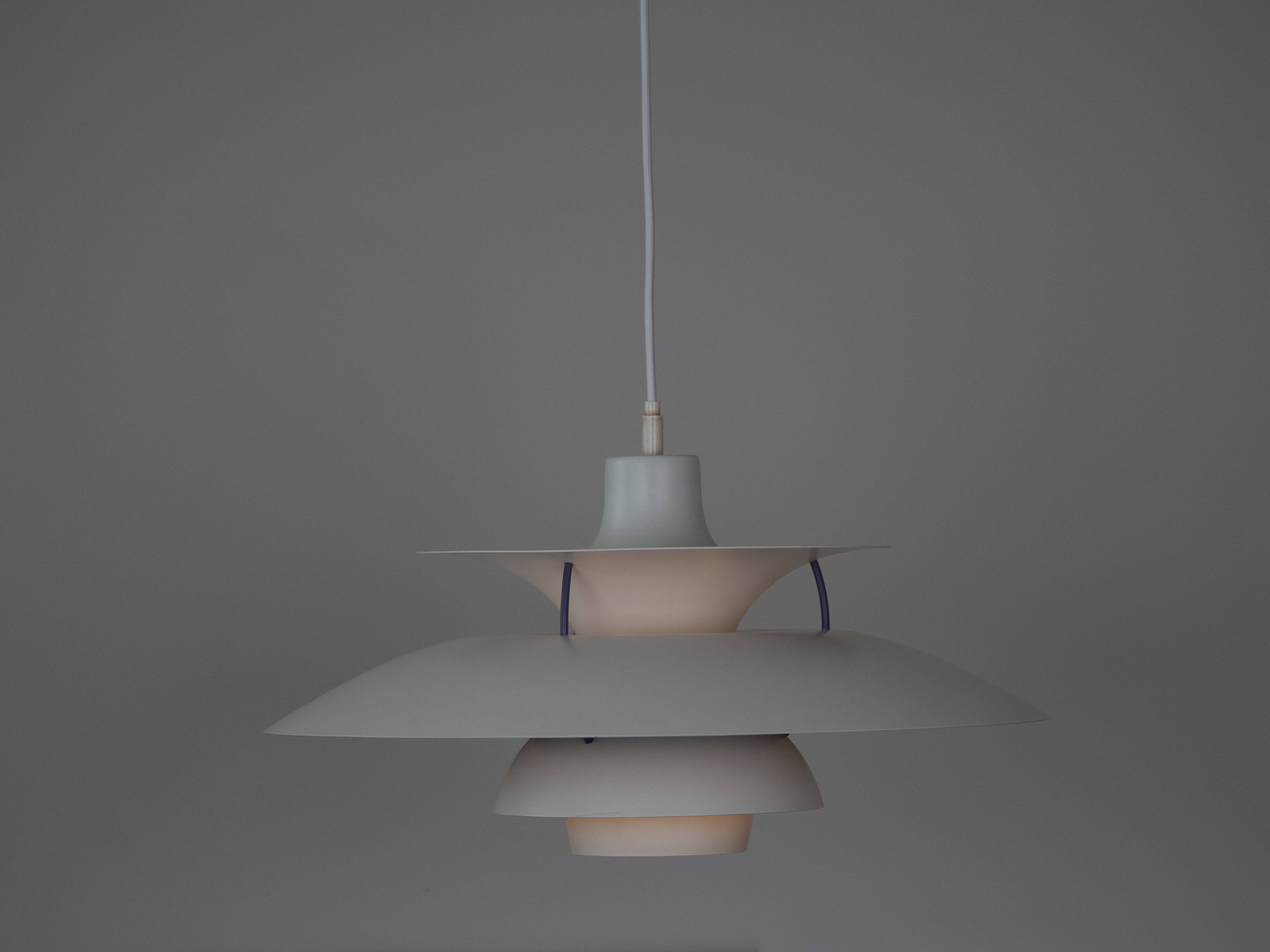Danish vintage pendant lamp PH 5 by Poul Henningsen, Louis Poulsen, 1958