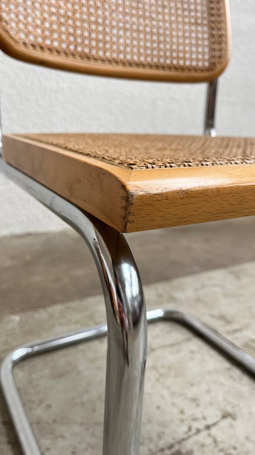 4 Cesca B32 Marcel Breuer chairs