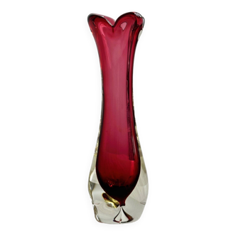 Murano glass vase Chambord Fratelli Toso.
