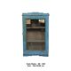 Vitrine en teck ancien (patine bleue)