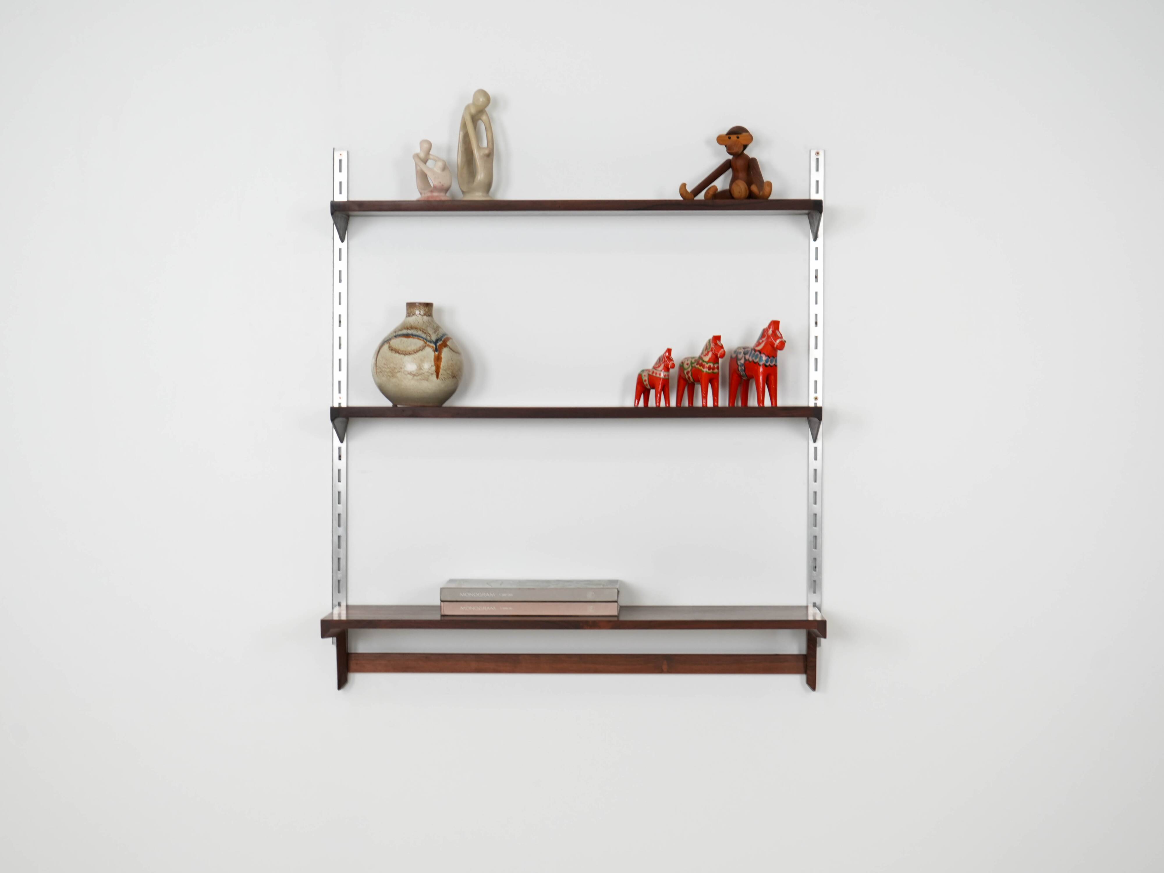 Rosewood modular shelving unit, Danish design, 1960s, designer: Kai Kristia