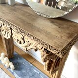 Oak fireplace mantle XIX