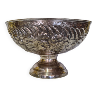 Large Silver Plated Champagne Cooler, Early 20th Century