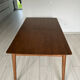 Table à manger extensible effet noyer – 160 cm à 210 cm – Comme neuve