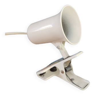 White steel clamp spotlight lita 70s