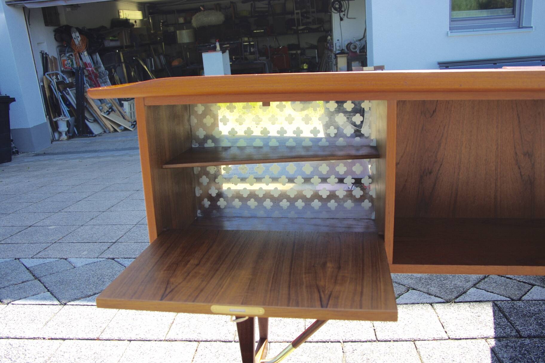 Vintage boomrang desk by peter lovig nielsen 1960s