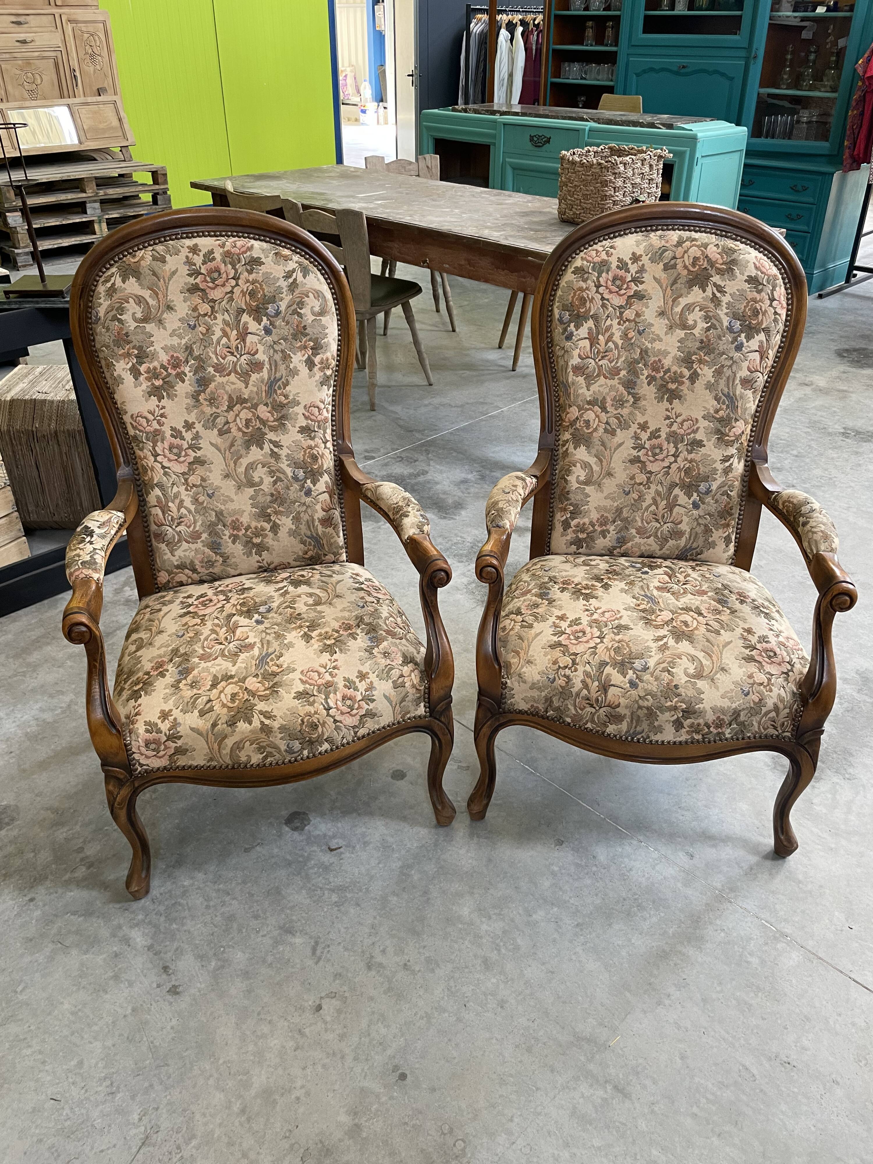 Voltaire armchairs