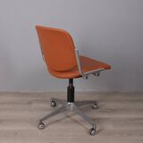 Vintage 1960s desk chair "dsc 106" design by g piretti for anonima castelli