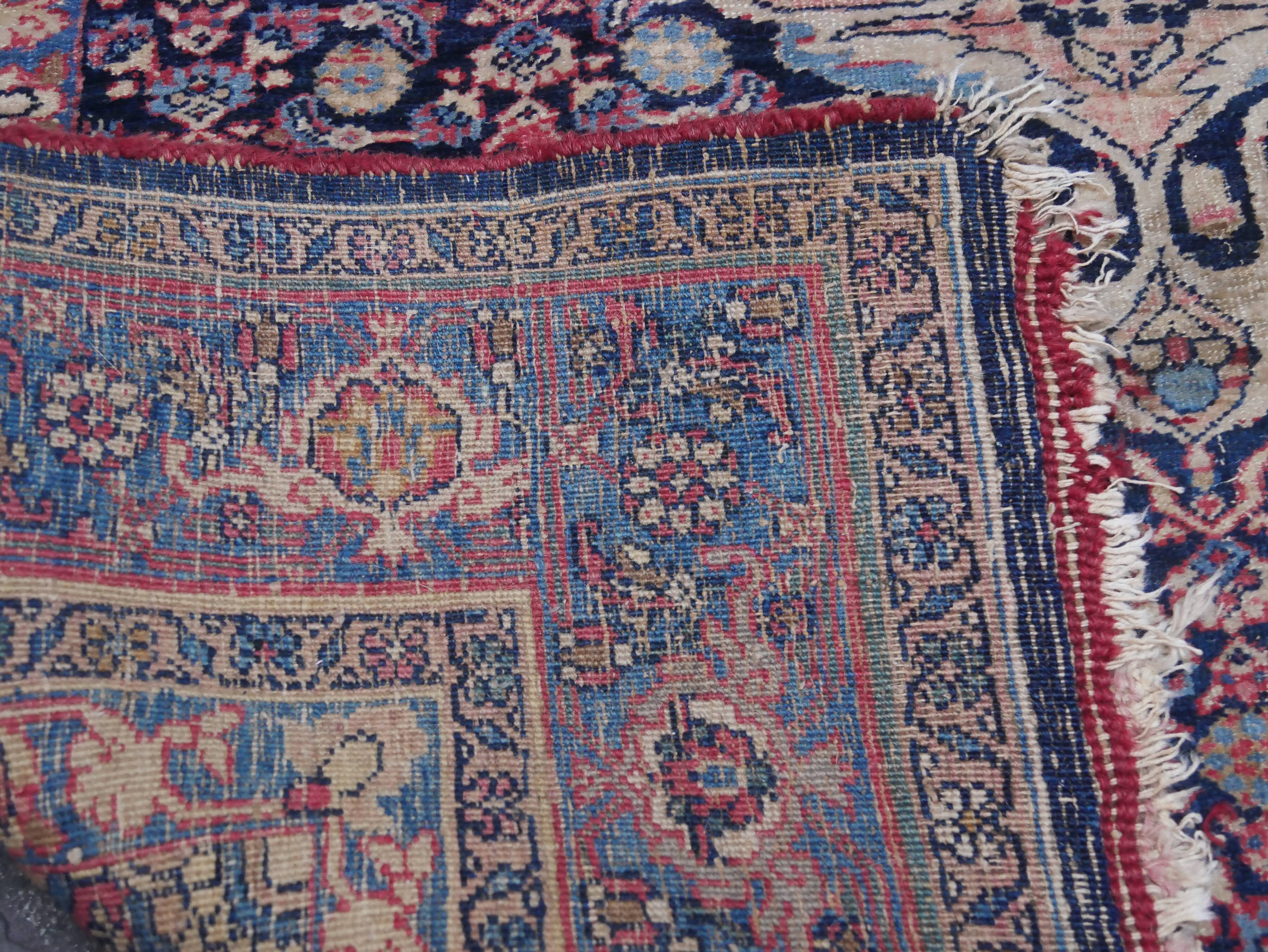 Ancien tapis persan bidjar 196 x 130 CM