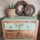 Commode 3 tiroirs relookée