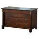 French Empire Commode / Commode, walnut and bronze mounts, 19th century