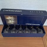 6 crystal white wine glasses from Arques Matignon
