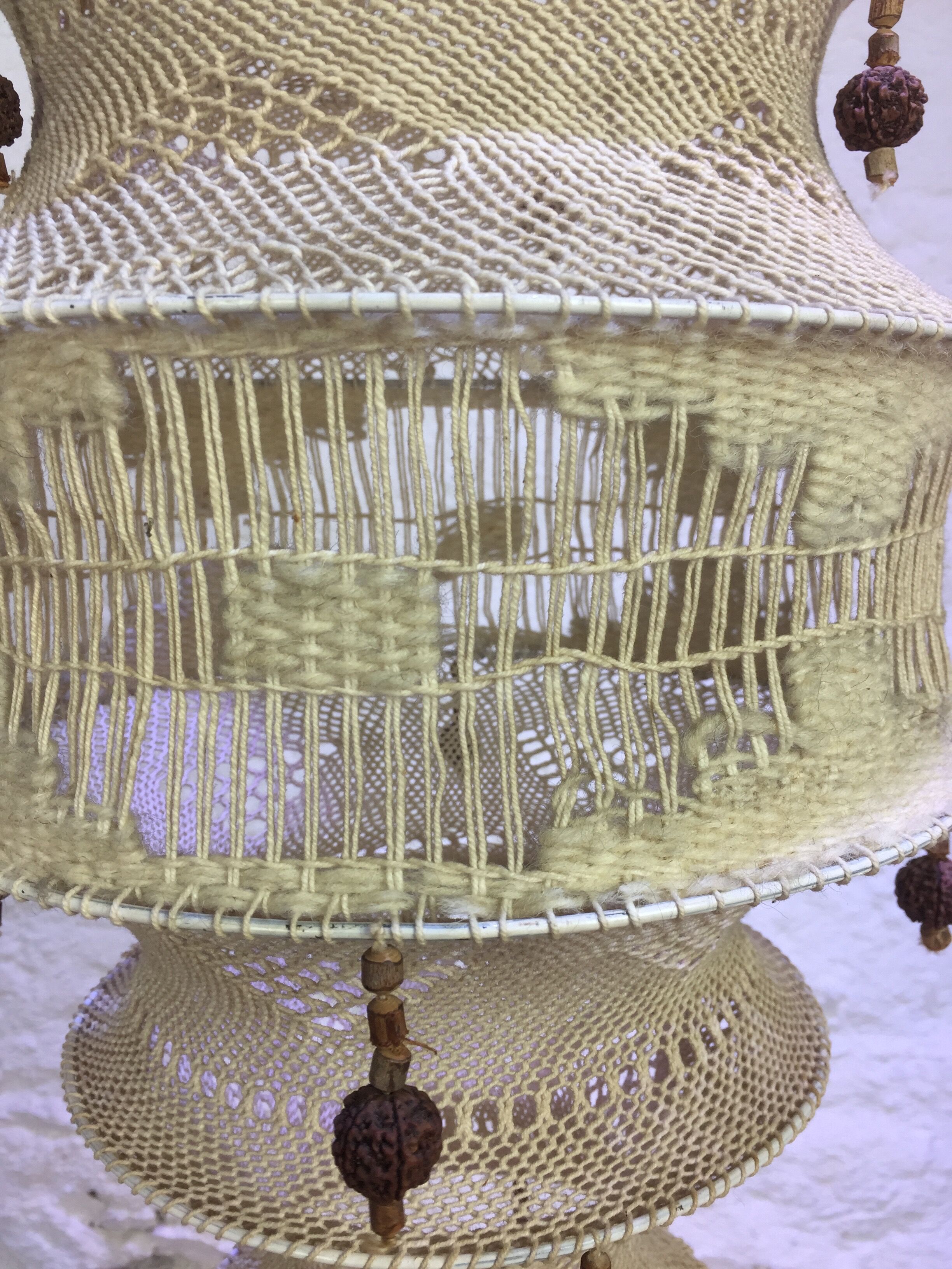 Macramé suspension 60s/70s