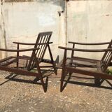 Scandinavian 60s wood chairs to restore