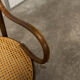 Fauteuil scandinave Fischel cannage 1900