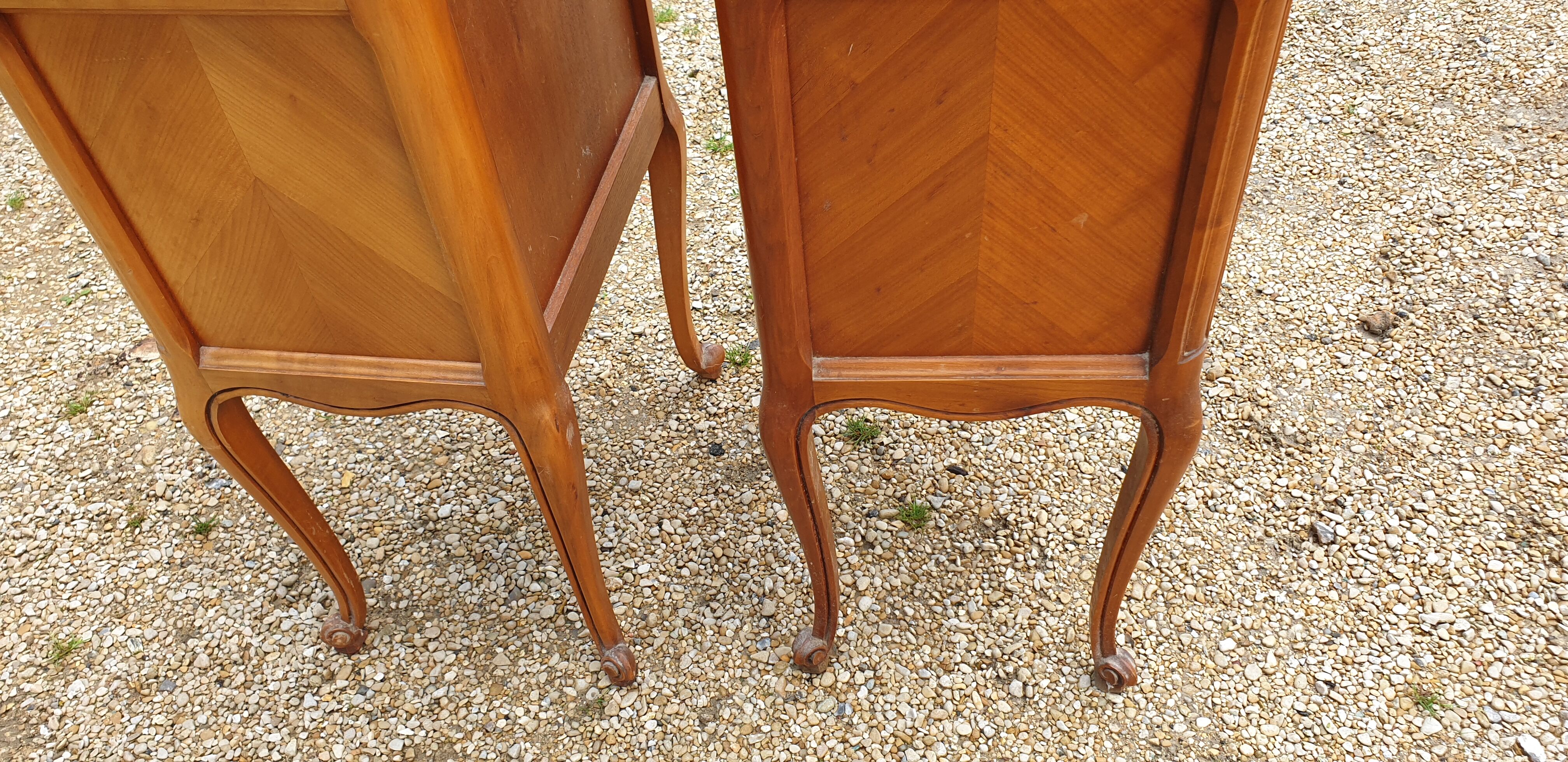 Pair of bedside table Louis XV