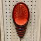 Pair of enamelled terracotta wall lights 1960.