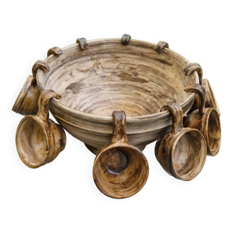 Ceramic signed R. Kapota for the punch.