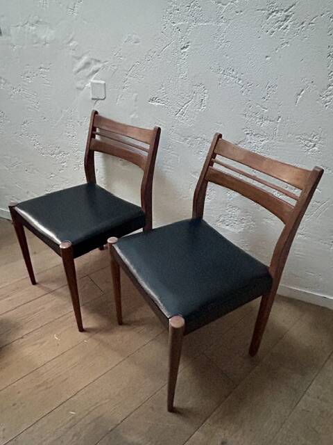 Lot de 2 chaises vintage