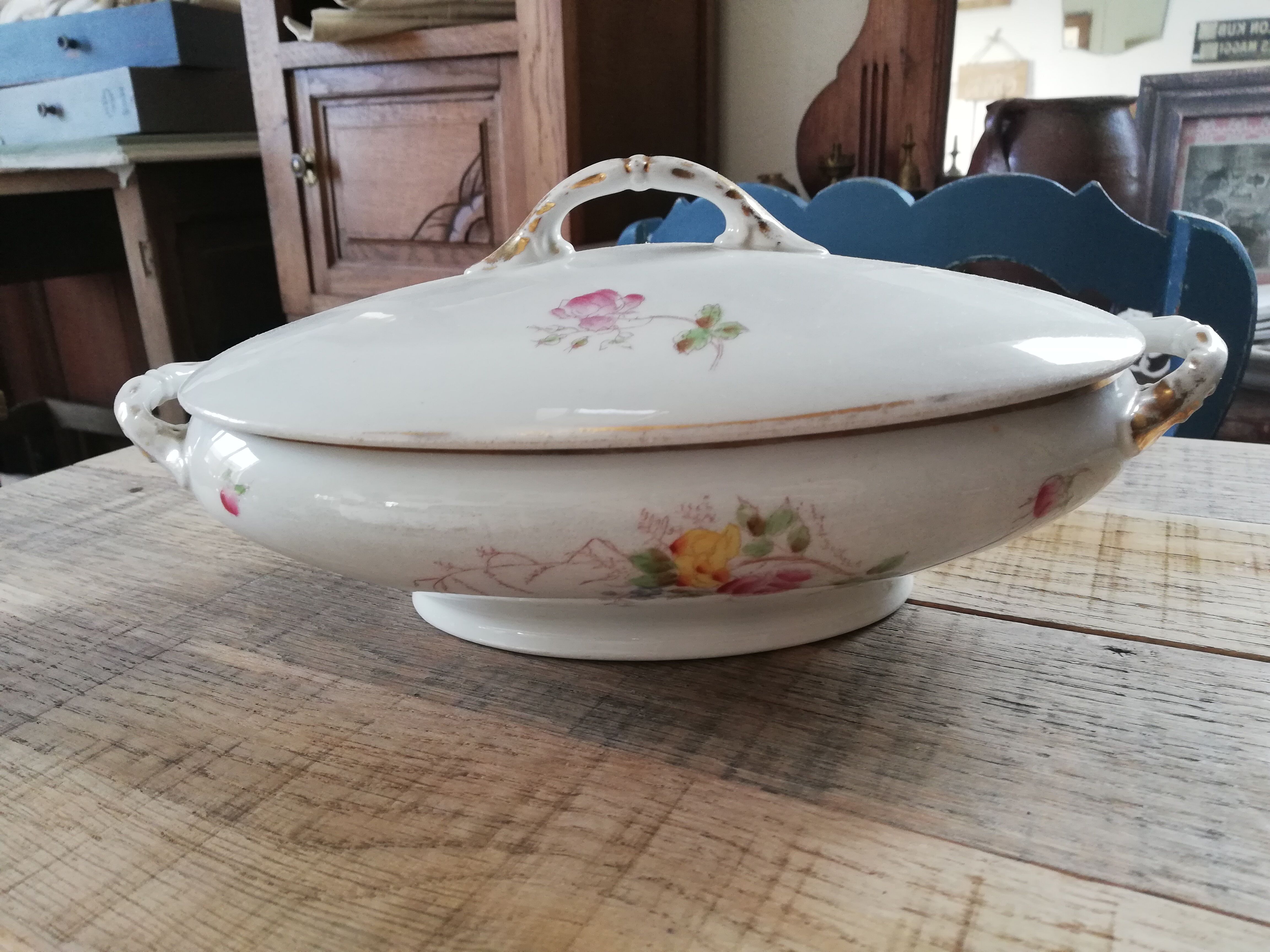 Soupière porcelaine de Limoges