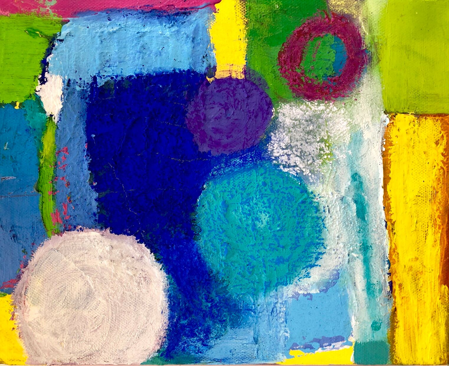 Small abstract painting