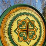 Underside or flat Quimper Henriot geometric
