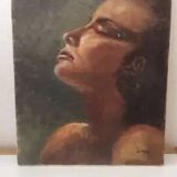 Old portrait painting.
