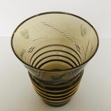 Engraved vase